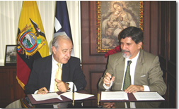 Ecuador: CAF and UNESCO sign agreement 