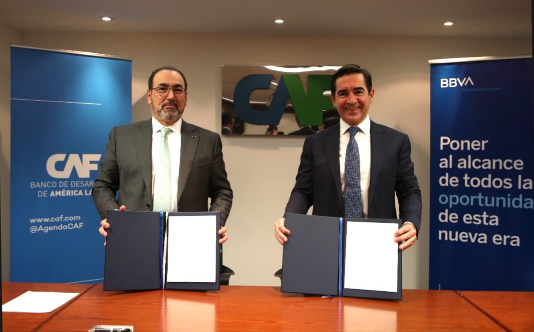 Caf Y Bbva Firman Acuerdo Para Fortalecer La Movilización De Recursos