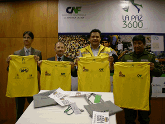 The winners of the La Paz 3600 race will take part in the CAF Caracas 2012 Marathon