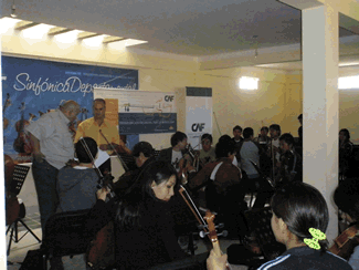 Terceira oficina de Orquestras Infanto-Juvenis da CAF teve início em Tarija, na Bolívia