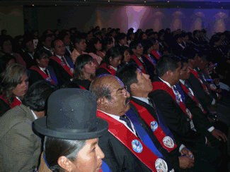 CAF leadership training programs benefit 795 Boliviansin 2012