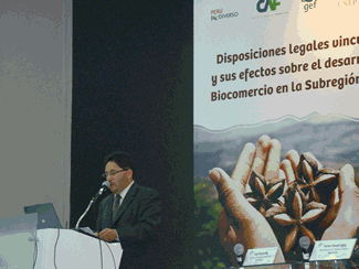 Meeting to stimulate bio-trade development in the Andean subregion 