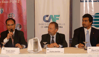 CAF y CRE firman contrato de crédito por USD 5 millones