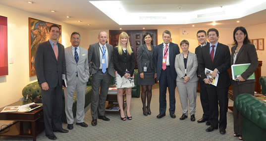 CAF and the United Kingdom explore exchange opportunities in Latin America 