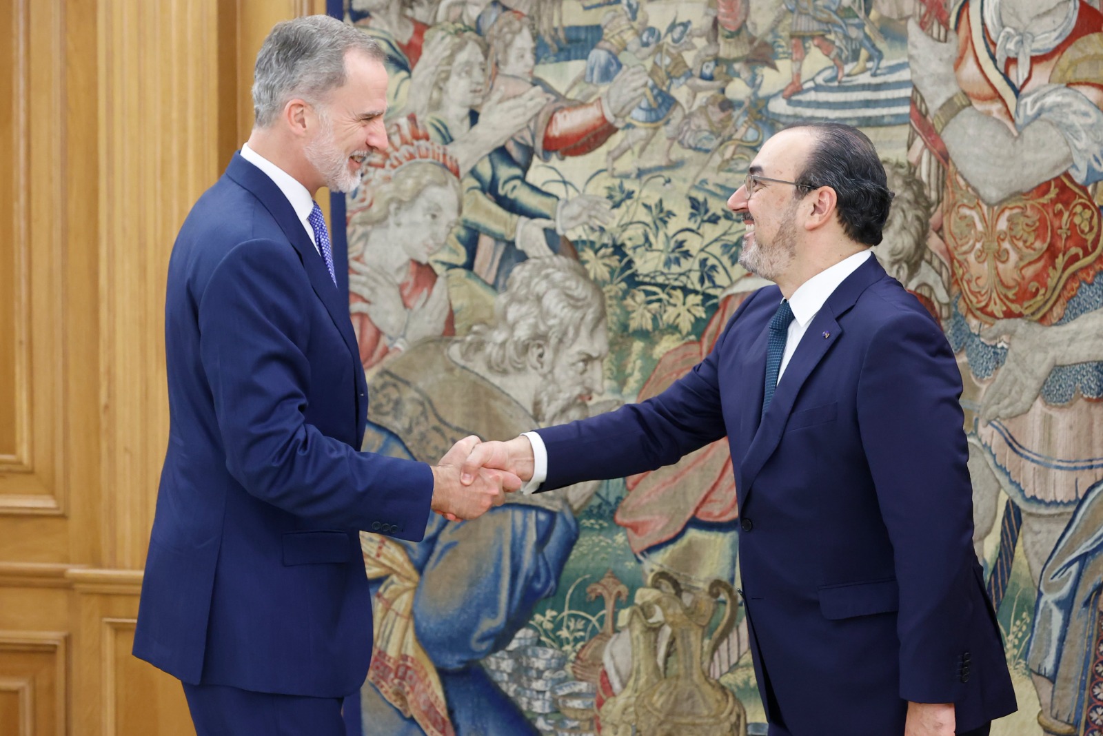 Presidente ejecutivo de CAF se reúne con el Rey de España