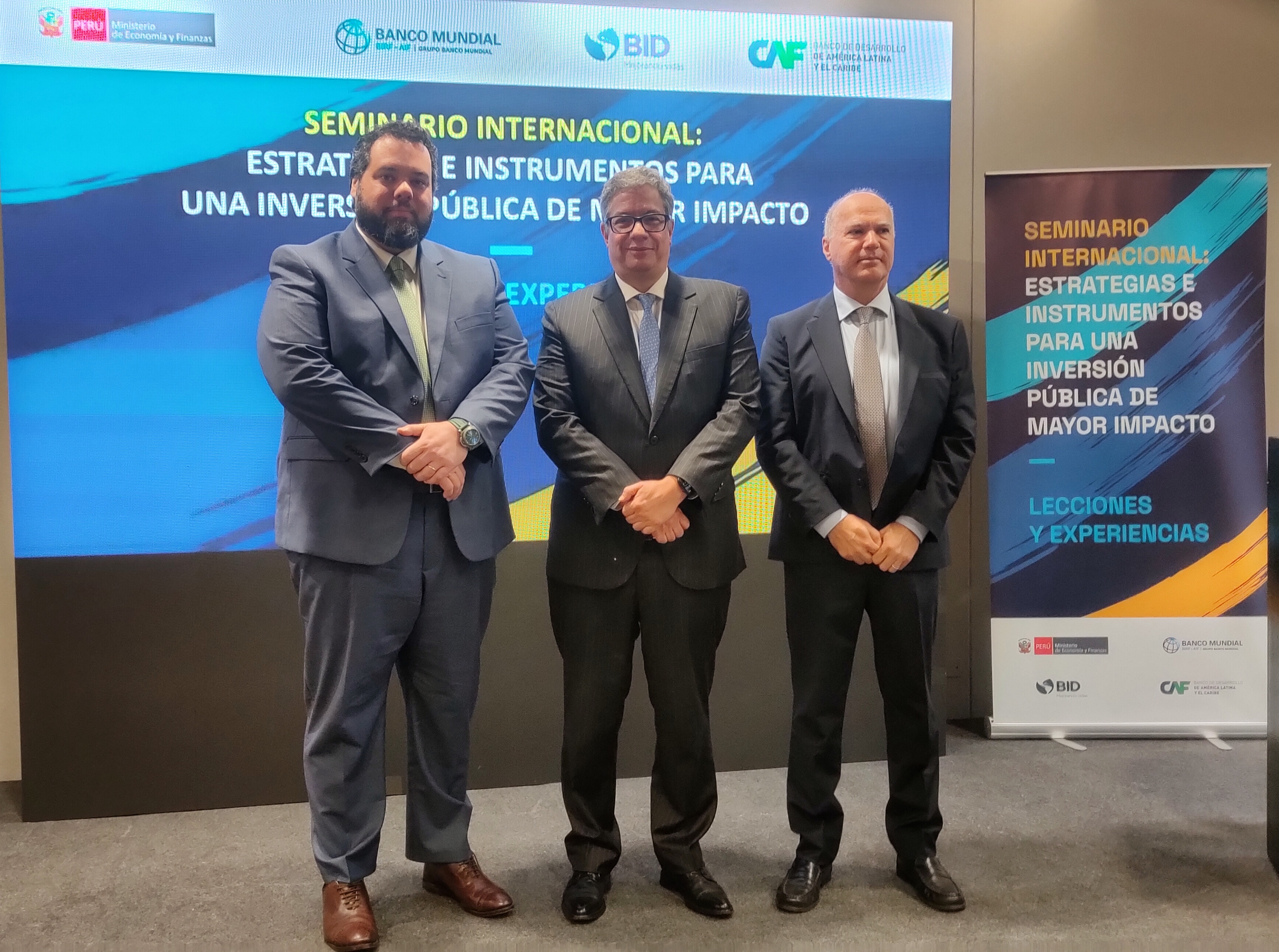 CAF, BID y Banco Mundial impulsan la inversión pública en Perú