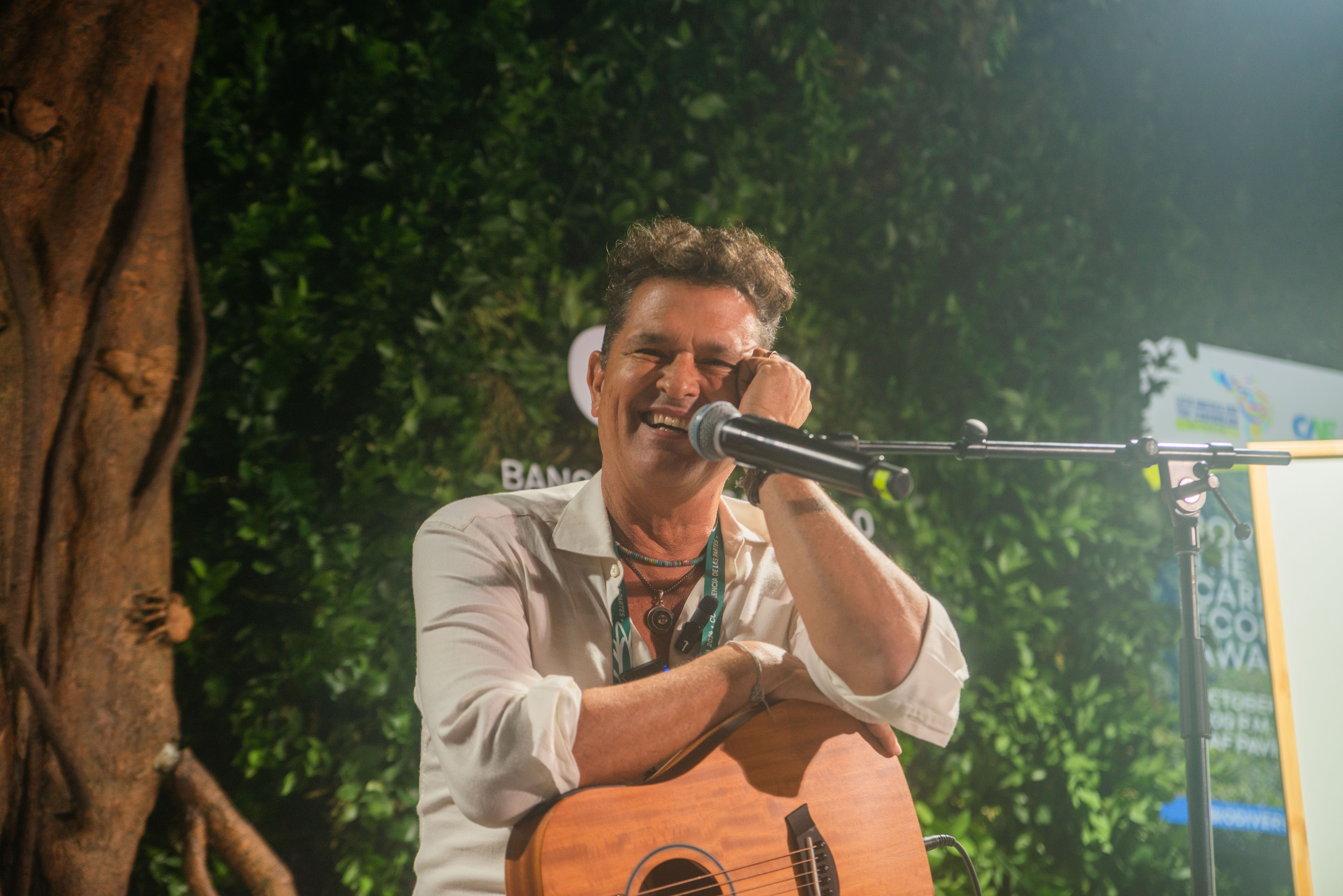 Carlos Vives le canta a la biodiversidad en la COP16