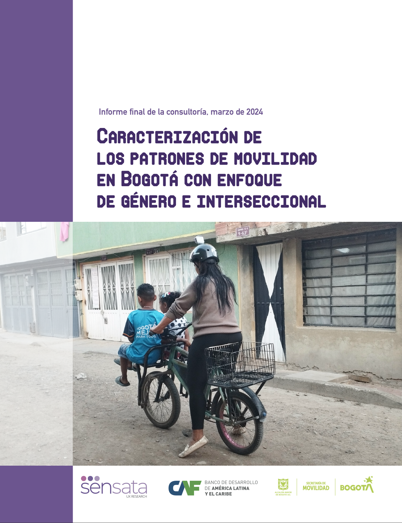 Caracterización de los patrones de movilidad en Bogotá con enfoque de género e interseccional