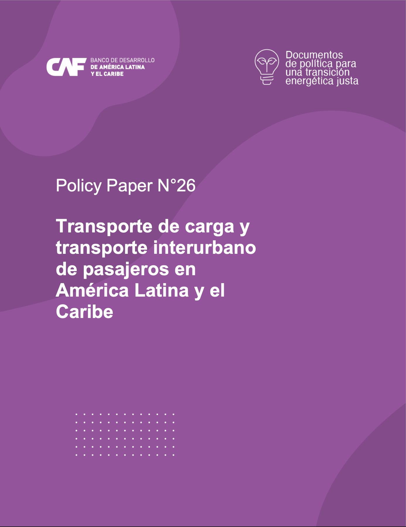 Transporte de carga y transporte interurbano de pasajeros en América Latina y el Caribe