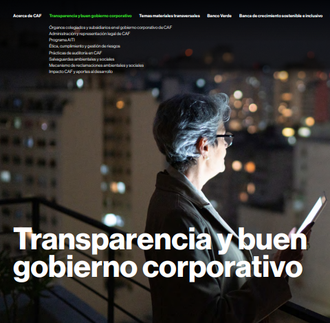 Reporte de Sostenibilidad 2023 - Transparencia y buen gobierno cooperativo