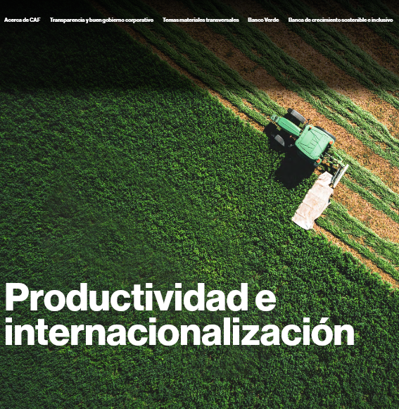 Reporte de Sostenibilidad 2023 - Productividad e Internacionalización